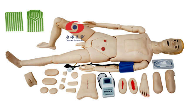 高級(jí)全功能護(hù)理人模型(帶血壓測(cè)量),護(hù)理模擬人